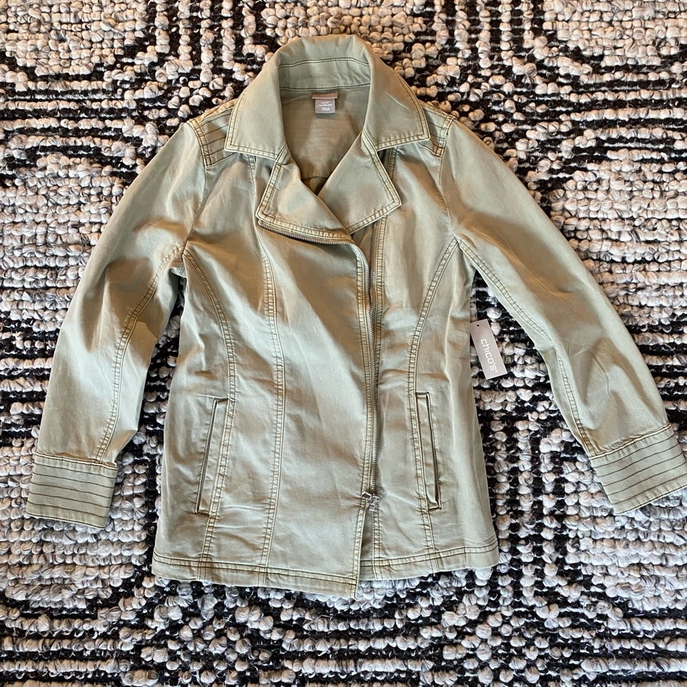 Chico’s Sage green jacket